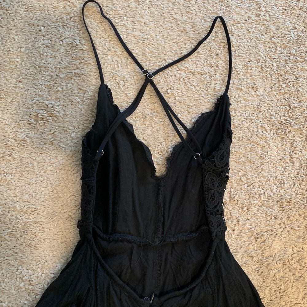 Black low back romper - Picture 5 of 8